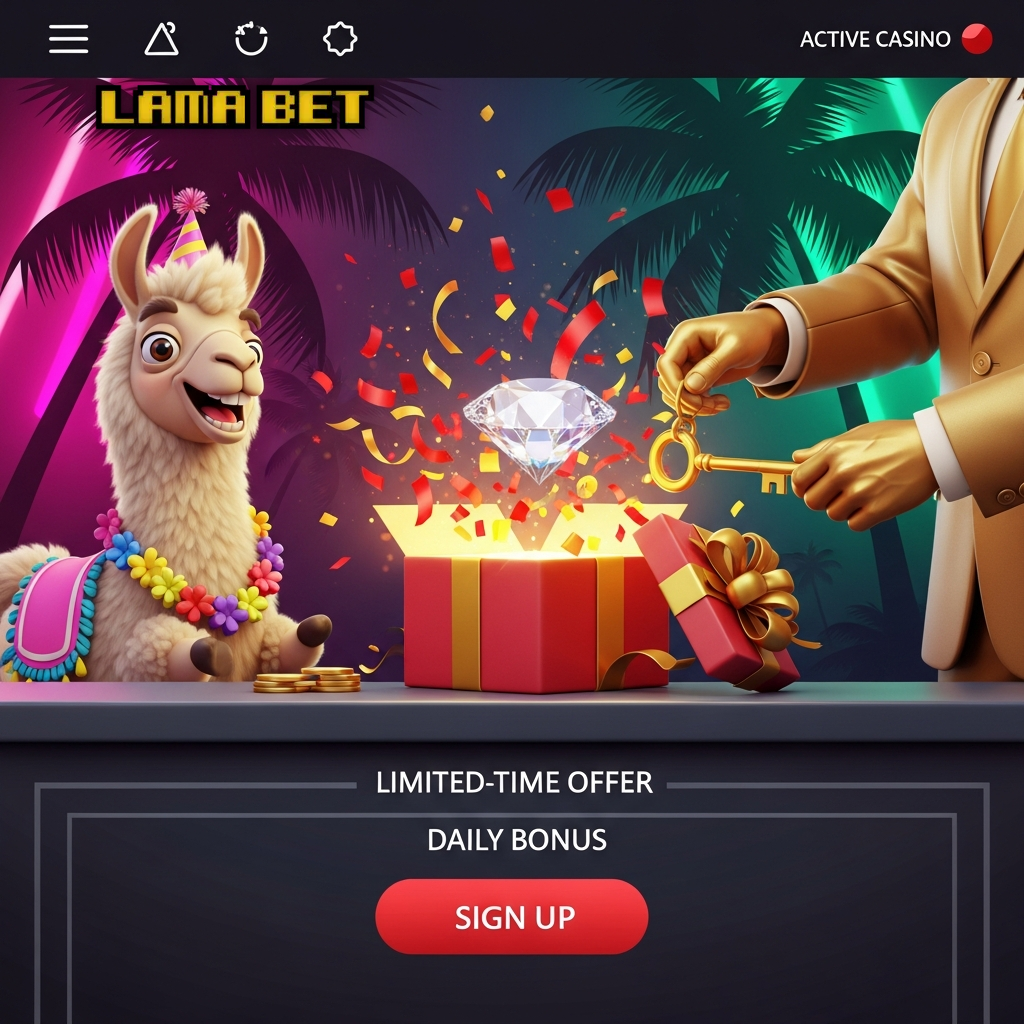 Lama bet mobile casino app and progressive web app on a phone in Canada
